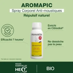 Pranarom Aromapic spray corporel anti-moustique bio