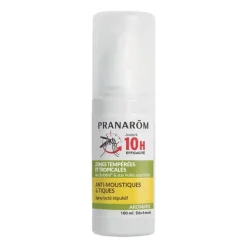 Pranarom Aromapic Spray lacté répulsif anti moustiques et tiques
