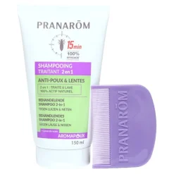 Pranarom Aromapoux shampooing traitant 2 en 1 anti poux et lentes