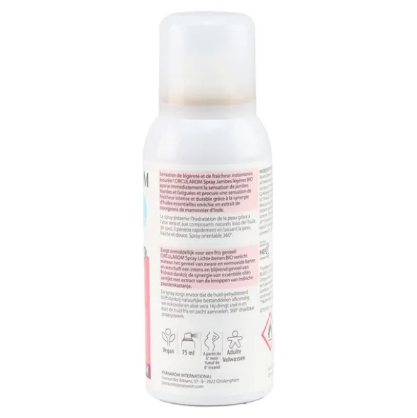 Pranarom Circularom spray Jambes légères Bio
