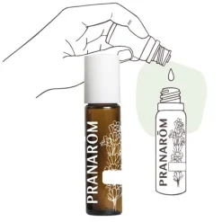 Pranarom Flacon Roller en verre avec bille