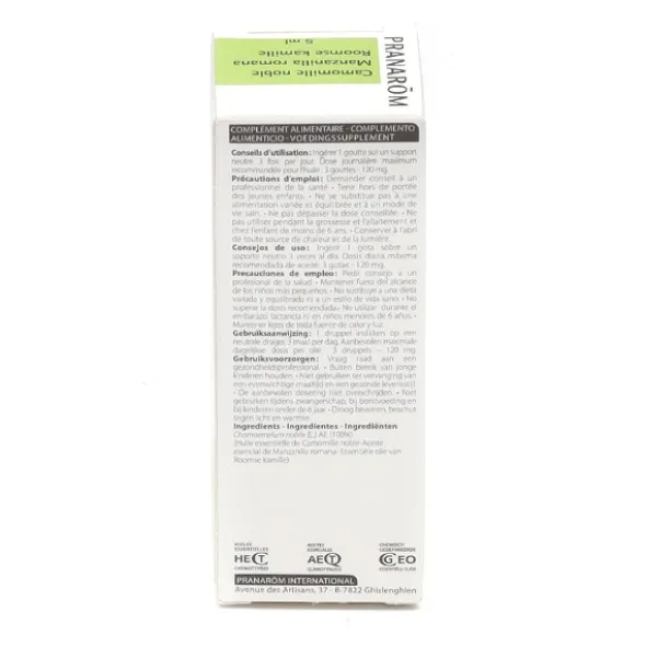 Pranarom huile essentielle Camomille noble