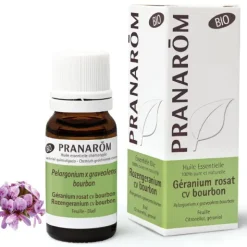 Pranarom huile essentielle Géranium rosat bourbon Bio