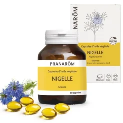 Pranarom Huile végétale Nigelle capsules