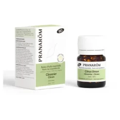 Pranarom Perles d'huile essentielle de Citronnier Bio capsules