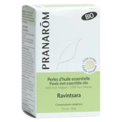 Pranarom Perles d'huile essentielle de Ravintsara Bio capsules