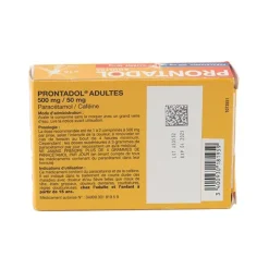 Prontadol adulte Paracétamol 500 mg/ caféine 50 mg comprimé