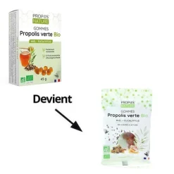 Propos Nature Gommes Propolis verte bio Miel et Eucalyptus