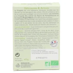 Propos Nature Gommes Propolis verte bio EPP et Eucalyptus Bio