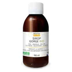 Propos Nature Sirop gorge bio