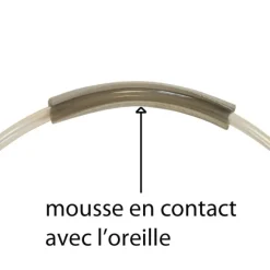 Protège oreille pour lunettes à oxygène 2 unités