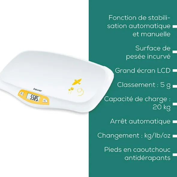 Pèse bébé Beurer BY 80