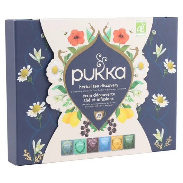 Pukka écrin découverte thé et infusions bio sachets