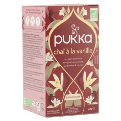 Pukka tisane chaï à la vanille biologique sachets
