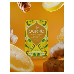 Pukka Tisane Citron Gingembre et Miel de Manuka biologique sachets