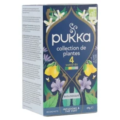 Pukka Tisanes & thé vert biologiques collection de plantes sachets