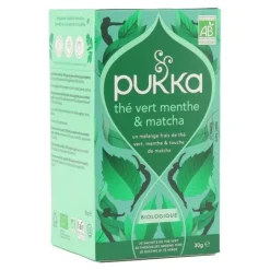 Pukka Tisane Thé vert menthe & matcha biologique sachets
