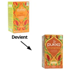 Pukka Tisane Trois gingembres sachets