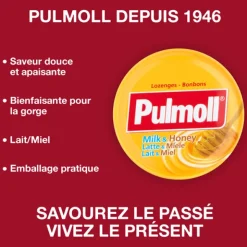 Pulmoll pastilles Lait et miel