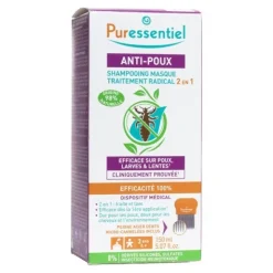 Puressentiel anti-poux shampooing masque traitement radical 2 en 1