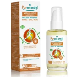 Puressentiel Articulations et muscles Huile de massage Bio Arnica et Gaulthérie
