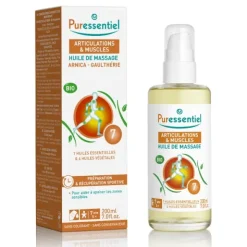 Puressentiel Articulations et muscles Huile de massage Bio Arnica et Gaulthérie