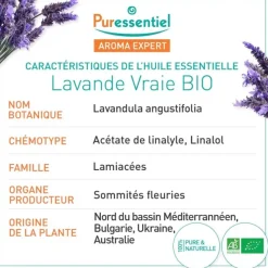 Puressentiel Huile essentielle Lavande vraie bio