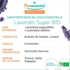 Puressentiel Huile essentielle Lavandin super Bio