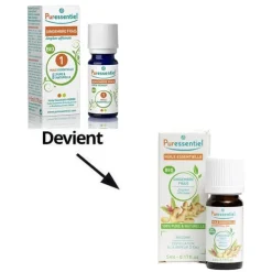 Puressentiel Huile essentielle Gingembre frais Bio