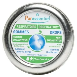 Puressentiel Respiratoire gummies menthe eucalyptus