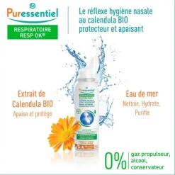 Puressentiel Respiratoire Hygiène nasale Spray hydratant