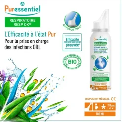 Puressentiel Respiratoire Hygiène nasale Spray hydratant