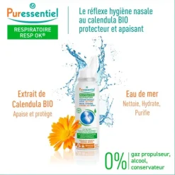 Puressentiel Respiratoire Hygiène nasale Spray Jet fort
