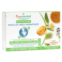 Puressentiel Respiratoire Pastilles 3 miels aromatiques