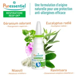 Puressentiel Respiratoire spray nasal décongestionnant Bio