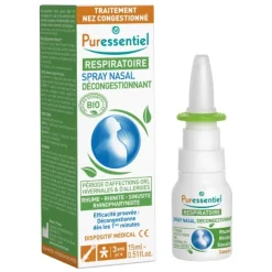 Puressentiel Respiratoire spray nasal décongestionnant Bio
