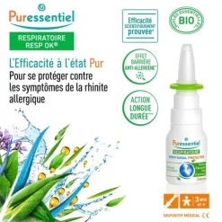 Puressentiel Respiratoire spray nasal protection Bio