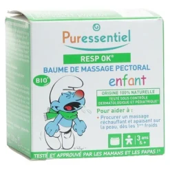 Puressentiel Resp Ok baume de massage pectoral enfant