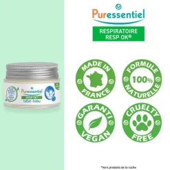 Puressentiel Resp OK baume de massage pectoral Bébé