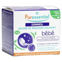 Puressentiel Sommeil Baume de massage calmant bébé bio