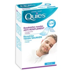 Quies Anti-Ronflement 24 bandelettes nasales