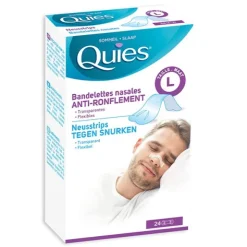 Quies Anti-Ronflement 24 bandelettes nasales