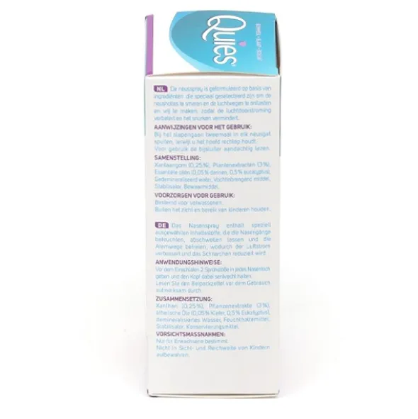 Quies Anti-Ronflement spray nasal