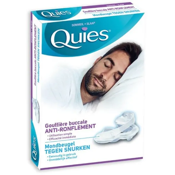 Quies gouttière buccale anti-ronflement