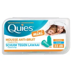 Quies protection auditive mini mousse anti-bruit