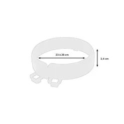 Rebord incurvé pour assiette