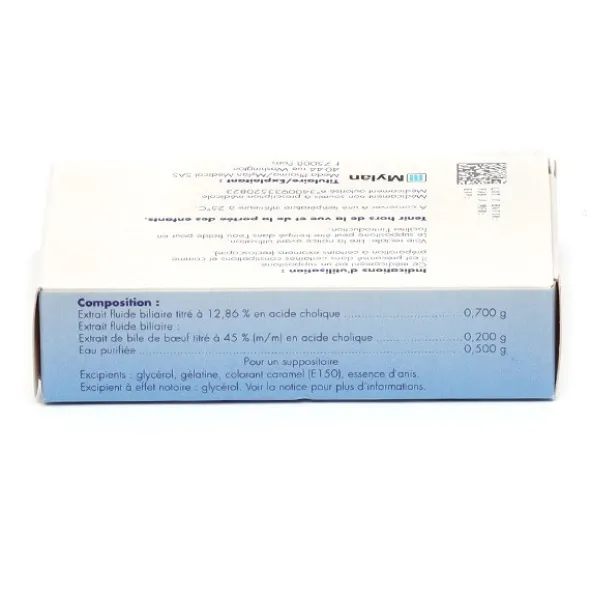 Rectopanbiline adultes suppositoires