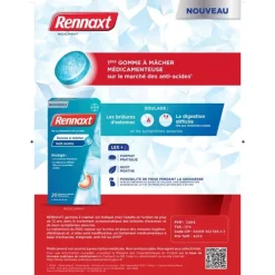 Rennaxt Gomme à mâcher Menthe