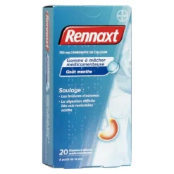 Rennaxt Gomme à mâcher Menthe