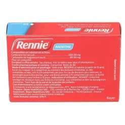 Rennie menthe comprimé à croquer